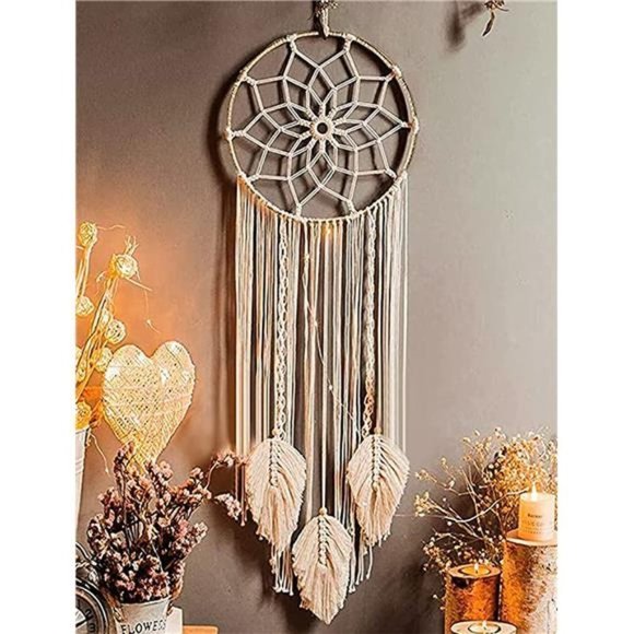 NEW Large Macrame Boho Dream Catcher